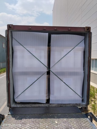 We shipped the Fiber Glass and Silica Oil to Kuwait